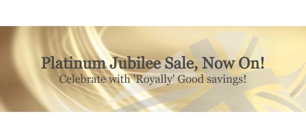 Celebrate the Platinum Jubilee in style! Sale NOW ON!