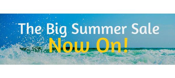 Summer is here and so is our amazing Summer Sale!