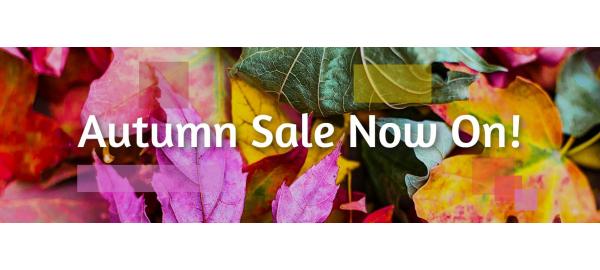 An Autumn Sale Glowing with amazing deals!