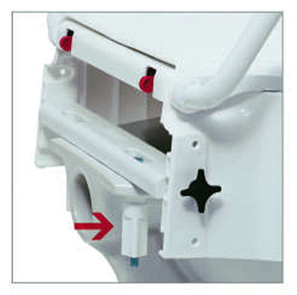 Aquatec 900 Raised Toilet Seat With Arms