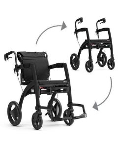 Rollz Motion 2-in-1 Rollator Transport Chair