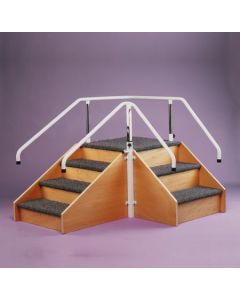 Adjustable Rehabilitation Corner Steps