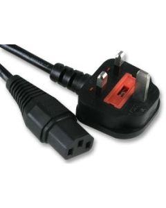 UK Plug To IEC Socket - Replacement Lead