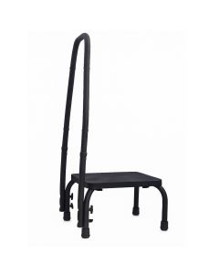 Black Footstep - With Handrail
