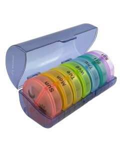 Round Weekly Pill Box