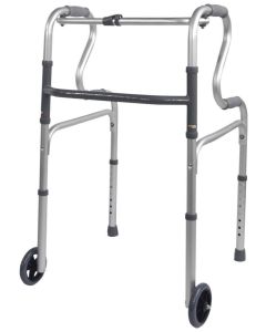 Dual Riser Folding Wheeled Walking Frame