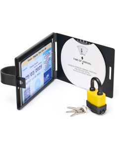 Lockable Disabled Badge Holder