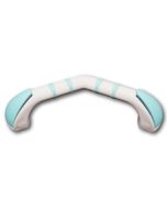 Angled Prima Grab Bar - Mint & White 1 from Mobility Smart