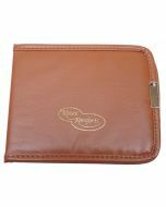 Faux Leather Blue Badge & Timer Wallet - Brown 1 from Mobility Smart