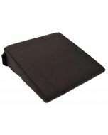 Harley 11° Velour Cover Wedge Cushion - Black (14x14x10") 1 from Mobility Smart
