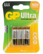 GP Ultra Alkaline Batteries - Type AAA (4PK) 1 from Mobility Smart