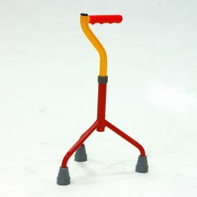 Coloured Childrens Tripod Walking Stick