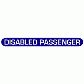 Disabled Passenger - Car Sticker 14