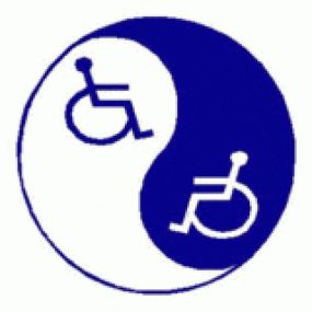 Disabled- Yin Yang - Car Sticker 17