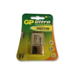 GP Ultra Alkaline Batteries - Type PP3
