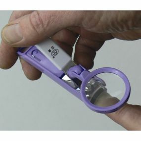 Nail Clipper With Magnifying Glass