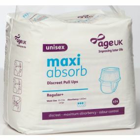 Age UK Maxi Absorb Discreet Pull Ups Regular+ - Large (PK14)