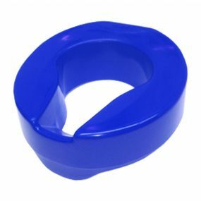 Armley Raised Toilet Seat (Blue) - 10cm (4