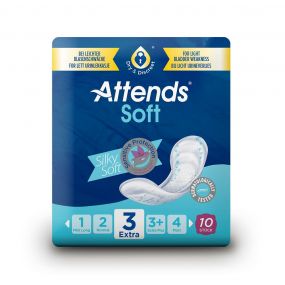 Attends Soft 3 Extra Incontinence Pads - Pack of 10
