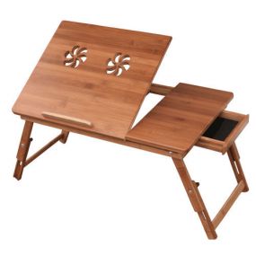 Ventilated Adjustable Wooden Bed Tray
