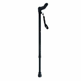 Walking Stick Ergonomic Left Handle - Black (29 - 39