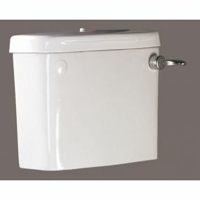 Pipe Connected or Low Level Cistern with Screw Down Lid & Flush Handles