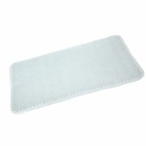 Comfort PVC Bath Mat - White (65X37cm)