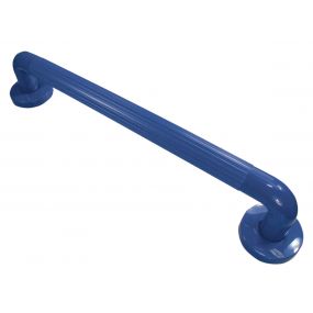Deluxe Plastic Fluted Grab Rail - Blue - 600mm