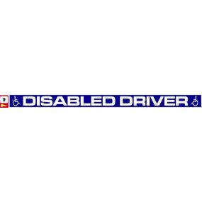 Sticker Haus Disabled Driver sticker no 28