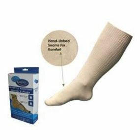 Mens Diabetic Sock - Grey  Size 9 - 12