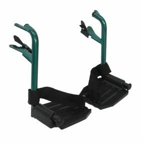 Escape Lite Wheelchair - Transit - Green - Replacement Footrests