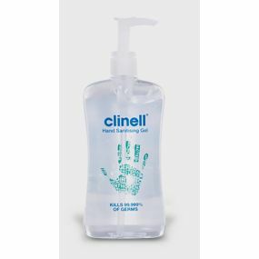 Clinell Hand Sanitising Gel With Clip - 500ml