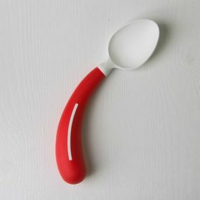 Henro Grip Left Hand Spoon - Red