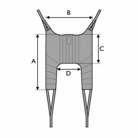 Invacare Universal Standard Sling - Medium (Polyester)