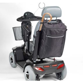Mobility Scooter Bag With Stick / Crutch Holder