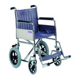 Standard Car Transit Wheelchair with Swing Away Footrests 16