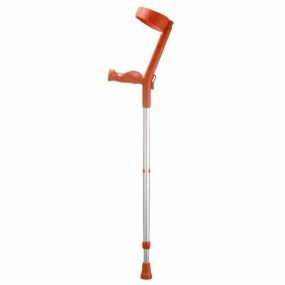 Rebotec - Ergonomic Soft Grip Coloured Crutches - Red