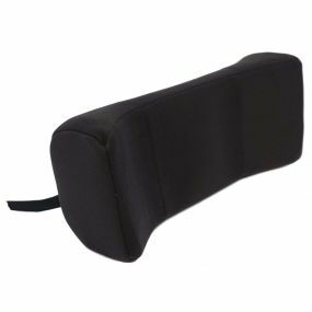 Harley Winged Velour Cover Lumbar Roll - Black (12.25x4.75x5.5) 