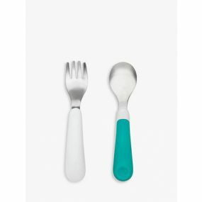 OXO TOT - Fork & Spoon Set Aqua