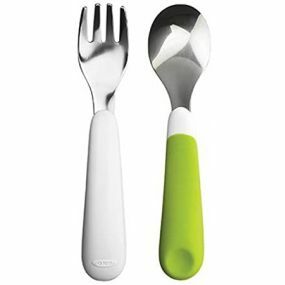 OXO TOT - Fork & Spoon Set Green