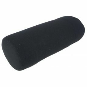 Putnams Rest-A-Head Velour Cover Pillow - Black (13x6x4