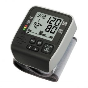 Graphic history blood pressure monitors - wrist version