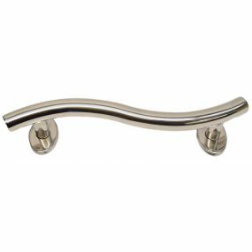 Curved Stainless Steel Polished Grab Rail 305mm (12