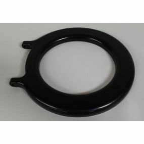 Stacking Commode Replacement Black Toilet Seat