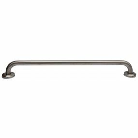 Stainless Steel Grabrail (Sateen Polished) (35mm Thick) (Concealed Fixings) - 90cm