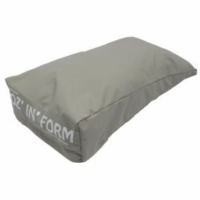Poz 'n' Form Vinyl Cover Hand Cushion - Grey (17.5x9x3
