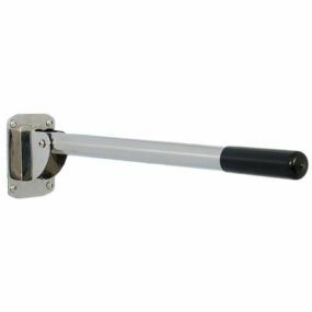Stainless Steel Grabrail (Mirror Polished) Hinged Toilet Support Rail - 76cm