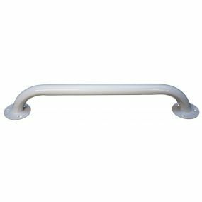 Deluxe White Painted Grab Rail - 16 Inch