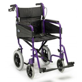 Escape Lite Lightweight Wheelchair - Purple - Wide