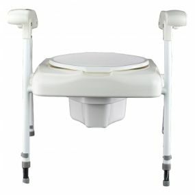 Derby Folding Commode With Pan & Lid